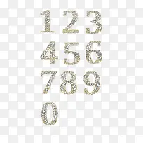 嵌入钻石阿拉伯数字-空若网 嵌入钻石阿拉伯数字-空若网
