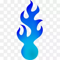 绘制蓝色剪贴画.火球-空若网 绘制蓝色剪贴画.火球-空若网