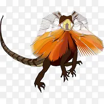 手绘创意蜥蜴-空若网 手绘创意蜥蜴-空若网