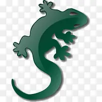 蜥蜴剪影-空若网 蜥蜴剪影-空若网