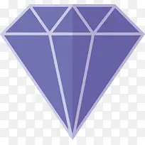 矢量手绘紫色钻石图形-空若网 矢量手绘紫色钻石图形-空若网