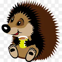 卡通刺猬PNG下载-空若网 卡通刺猬PNG下载-空若网