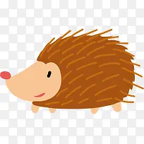 卡通可爱小动物装饰动物头像刺猬-空若网 卡通可爱小动物装饰动物头像刺猬-空若网