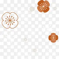 卡通手绘花瓣底纹-空若网 卡通手绘花瓣底纹-空若网