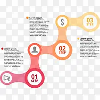 彩色连接点图表-空若网 彩色连接点图表-空若网