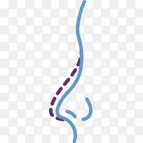 鼻部整容整形线条-空若网 鼻部整容整形线条-空若网
