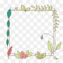 手绘立体卡通边框-空若网 手绘立体卡通边框-空若网