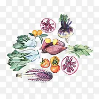 水彩蔬菜-空若网 水彩蔬菜-空若网
