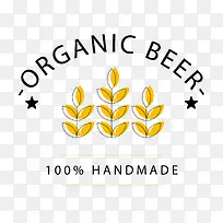 金色小麦啤酒标签-空若网 金色小麦啤酒标签-空若网