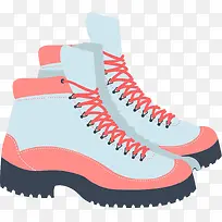 矢量扁平化登山鞋-空若网 矢量扁平化登山鞋-空若网