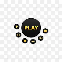 黑色按钮-空若网 黑色按钮-空若网