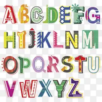 各种风格的英文字母-空若网 各种风格的英文字母-空若网