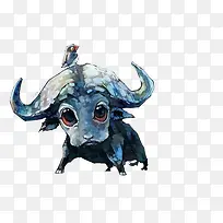 手绘水牛-空若网 手绘水牛-空若网