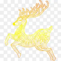 矢量糜花鹿素材-空若网 矢量糜花鹿素材-空若网