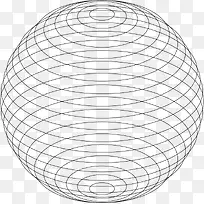 手绘铅笔线条卡通球体-空若网 手绘铅笔线条卡通球体-空若网