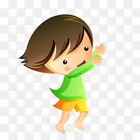 可爱的儿童人物设计矢量图-空若网 可爱的儿童人物设计矢量图-空若网