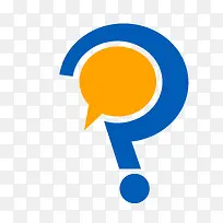 矢量卡通扁平化蓝色问号-空若网 矢量卡通扁平化蓝色问号-空若网