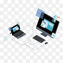 电脑数据连接插图-空若网 电脑数据连接插图-空若网