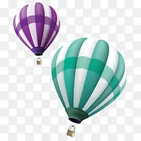 精致彩色热气球-空若网 精致彩色热气球-空若网