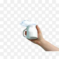 白色杯子手握矢量-空若网 白色杯子手握矢量-空若网