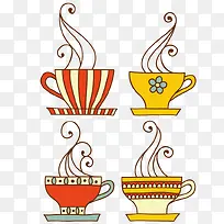 矢量艺术饮品杯子-空若网 矢量艺术饮品杯子-空若网