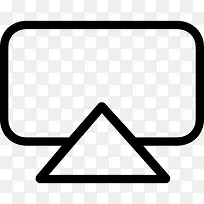 电视屏幕图标-空若网 电视屏幕图标-空若网