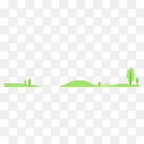 清新绿色可爱卡通小树-空若网 清新绿色可爱卡通小树-空若网