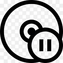 CD暂停图标-空若网 CD暂停图标-空若网