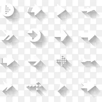 扁平化箭头矢量-空若网 扁平化箭头矢量-空若网