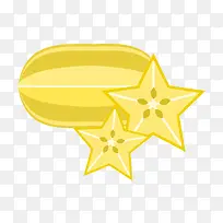 矢量杨桃水果免费素材-空若网 矢量杨桃水果免费素材-空若网