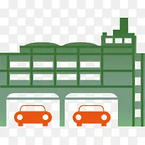 停车场扁平化楼城市-空若网 停车场扁平化楼城市-空若网