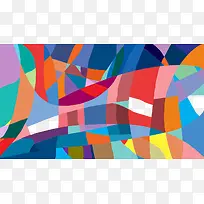 多彩不规格色块背景图-空若网 多彩不规格色块背景图-空若网