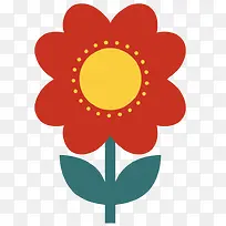 矢量 花朵图形 扁平化 不规则-空若网 矢量 花朵图形 扁平化 不规则-空若网