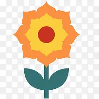 矢量 花朵图形 扁平化 不规则-空若网 矢量 花朵图形 扁平化 不规则-空若网