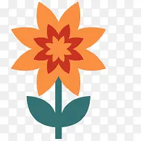 矢量 花朵图形 扁平化 不规则-空若网 矢量 花朵图形 扁平化 不规则-空若网