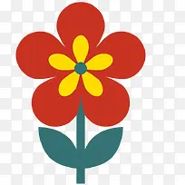 矢量 花朵图形 扁平化 不规则-空若网 矢量 花朵图形 扁平化 不规则-空若网