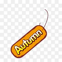 秋季标签素材-空若网 秋季标签素材-空若网