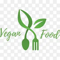 创意渐变绿色厨房logo-空若网 创意渐变绿色厨房logo-空若网