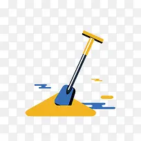 彩色扁平化沙子元素-空若网 彩色扁平化沙子元素-空若网