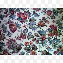 鲜艳花卉毛纺织品背景-空若网 鲜艳花卉毛纺织品背景-空若网