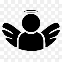 长翅膀的天使图标-空若网 长翅膀的天使图标-空若网