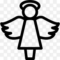 圣诞天使图标-空若网 圣诞天使图标-空若网