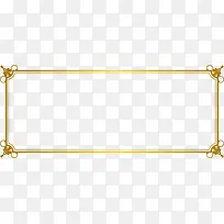 金色线条边框-空若网 金色线条边框-空若网