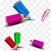 彩色铅笔图对话框矢量素材-空若网 彩色铅笔图对话框矢量素材-空若网