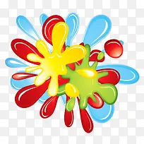 彩色水滴-空若网 彩色水滴-空若网