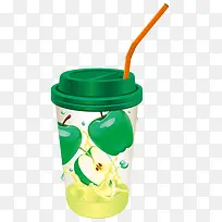 果汁杯子模型矢量-空若网 果汁杯子模型矢量-空若网