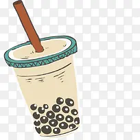 矢量珍珠奶茶-空若网 矢量珍珠奶茶-空若网
