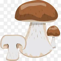 卡通手绘蔬菜装饰海报设计香菇-空若网 卡通手绘蔬菜装饰海报设计香菇-空若网