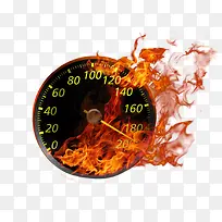 火焰效果车速表-空若网 火焰效果车速表-空若网