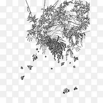 素描抽象插画图案-空若网 素描抽象插画图案-空若网